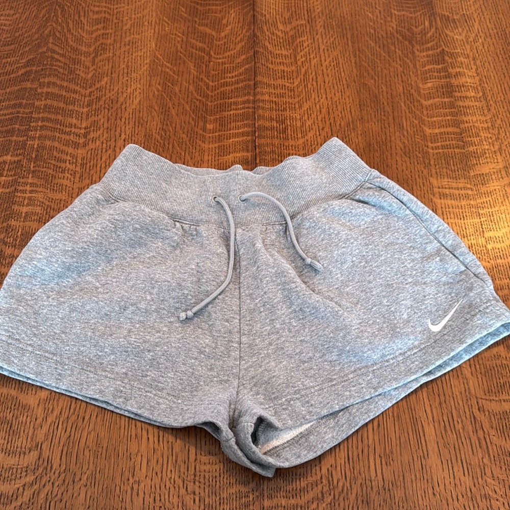 Gray Nike Sweat Shorts